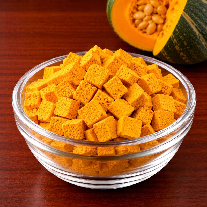 Freeze-Dried Pumpkin Cubes — Freeze-Dried Cubes