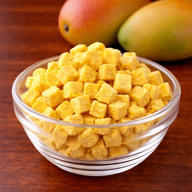 Freeze-Dried Mango Cubes — Freeze-Dried Cubes
