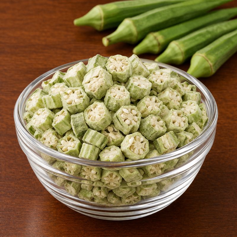 Freeze Dried Okra Flakes — Freeze-Dried Flakes