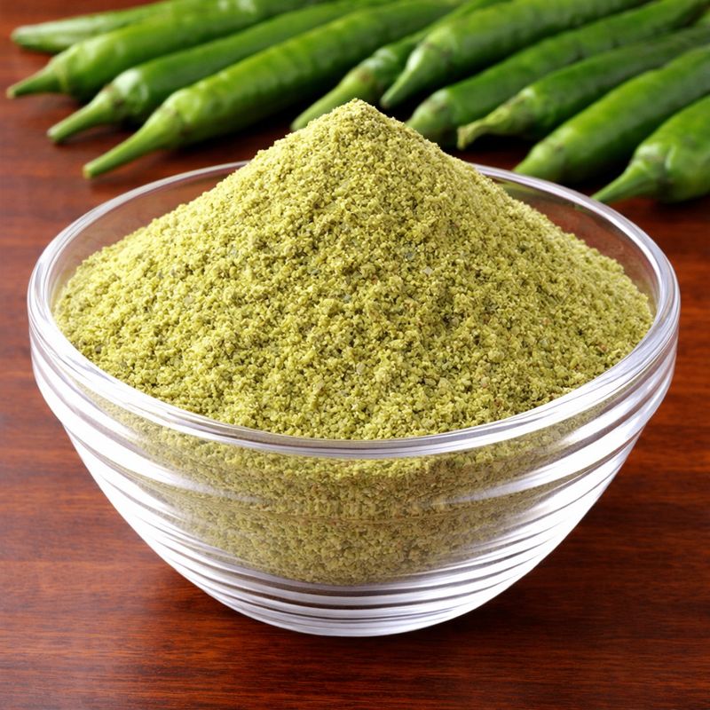 Freeze Dried Green Chilli Powder — Freeze-Dried Powder