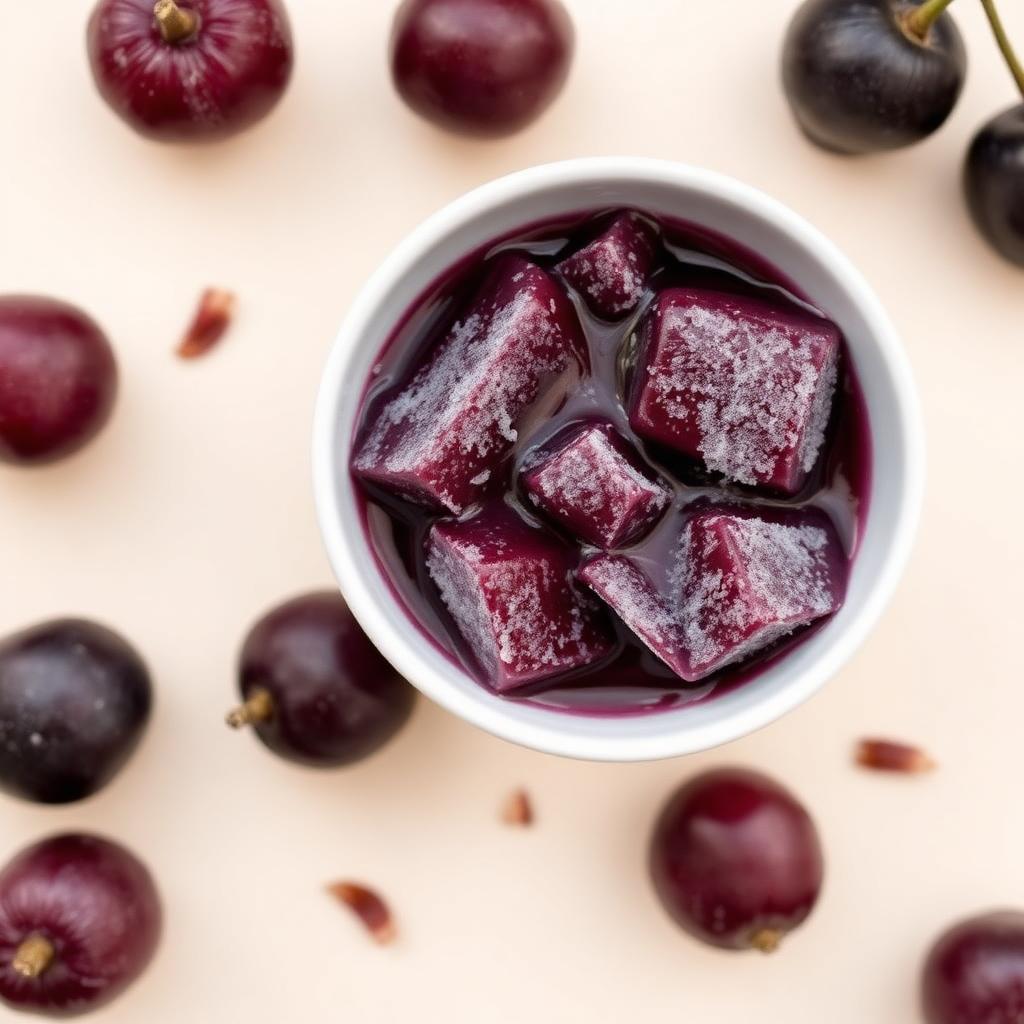 Frozen Jamun Pulp — IQF Pulp