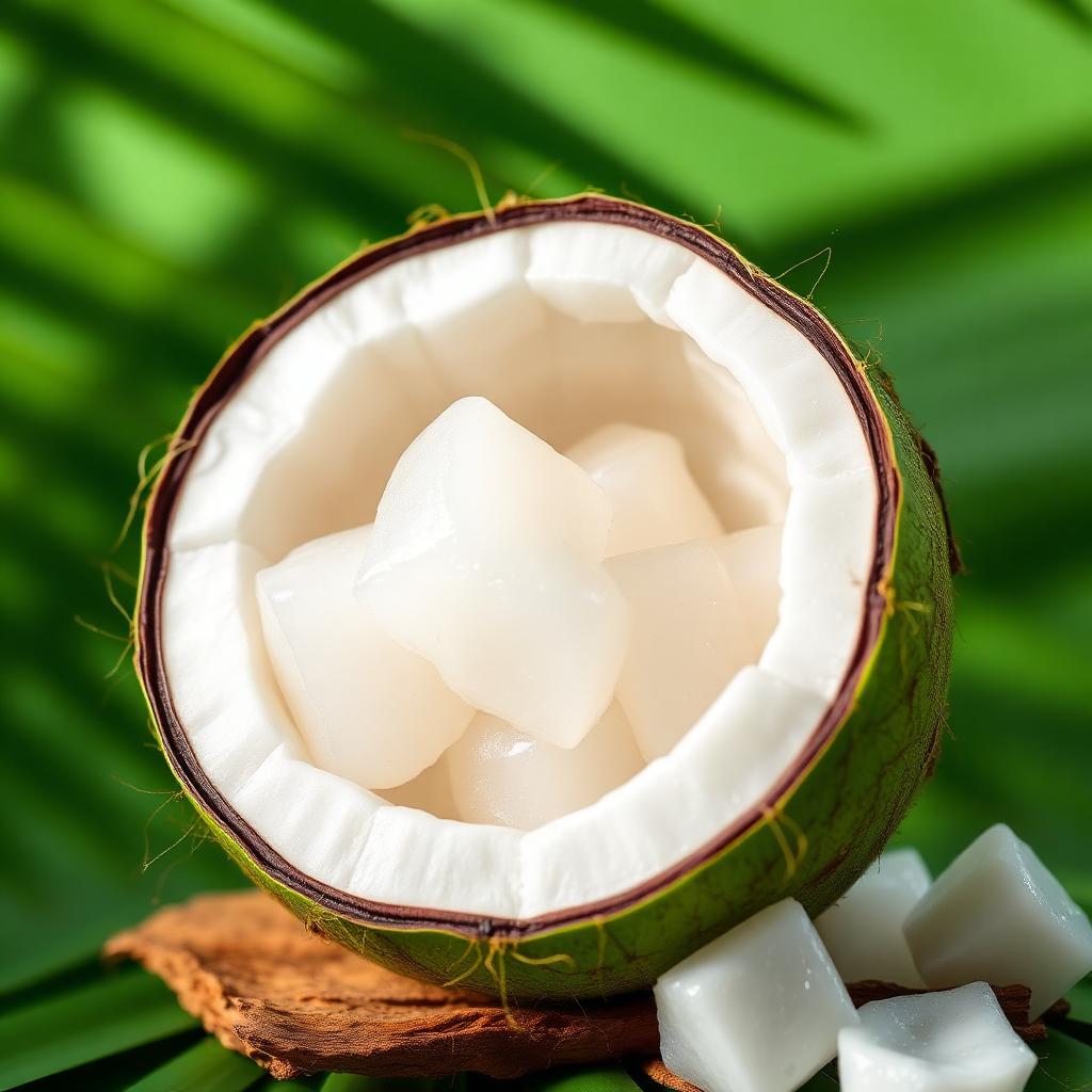 Frozen Tender Coconut Malai — IQF Pieces